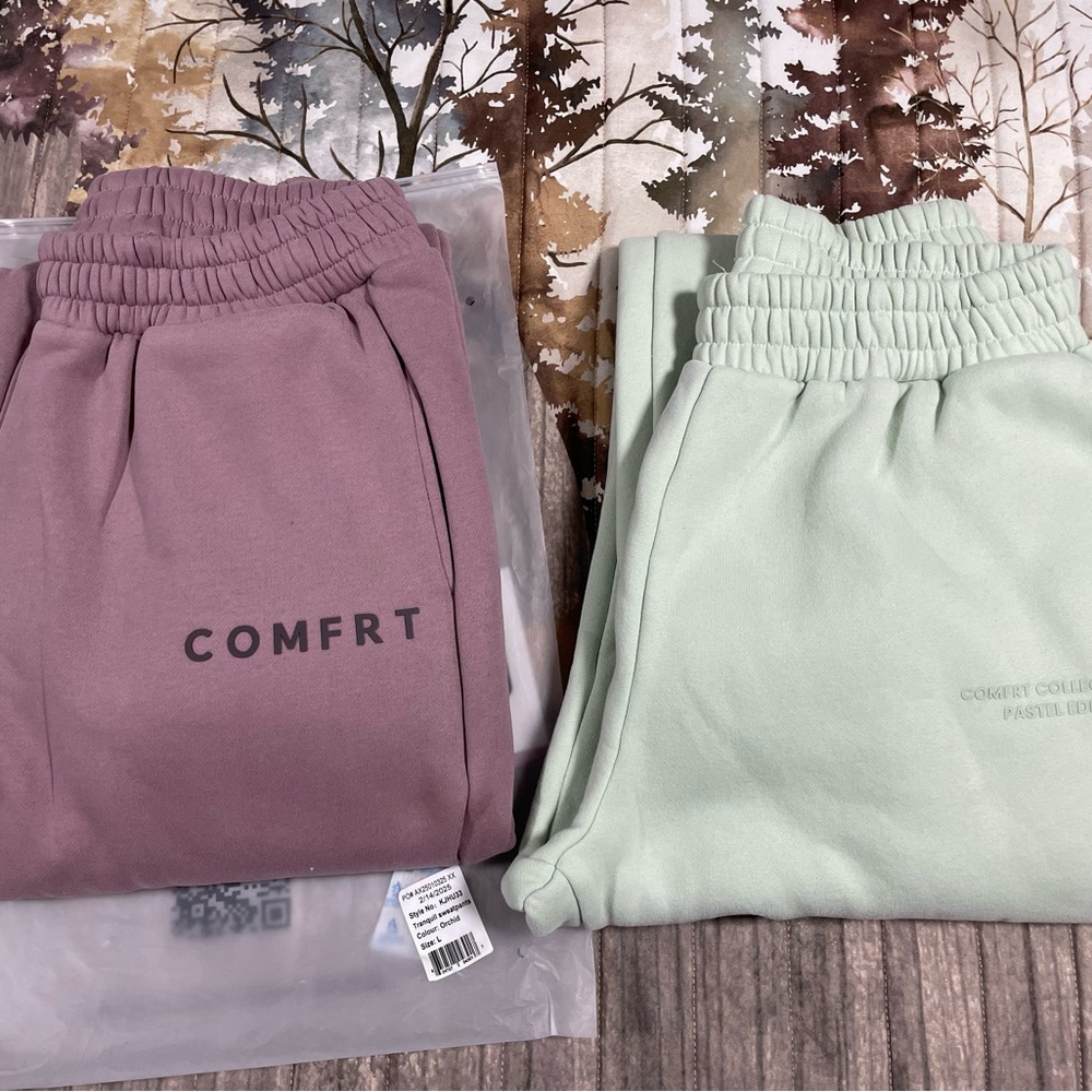 Comfrt Sweatpants Set - Orchid & Mint